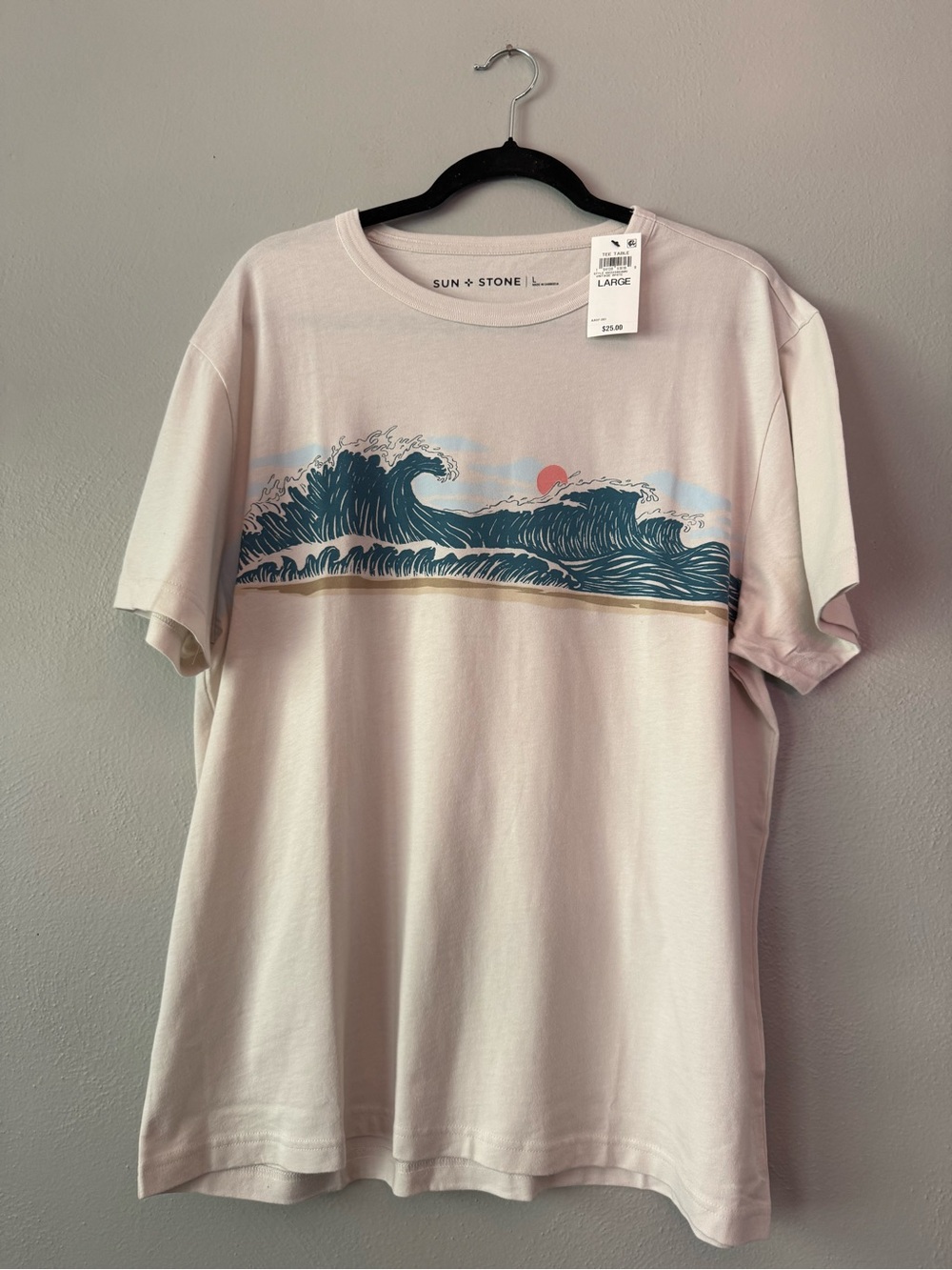 Sun + Stone Men's Wave Graphic Tee